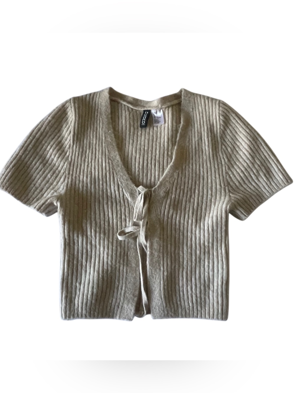 H&M Cream Ribbed Knit Sweater - Picture 2 of 6